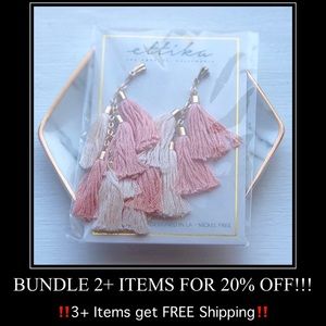 Ettika tassel earrings